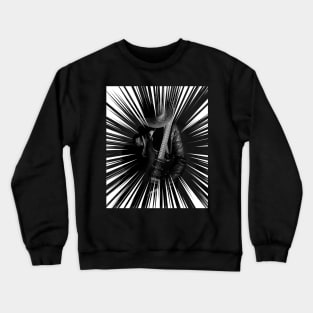 Rockstar. The rays of rock fame. Crewneck Sweatshirt